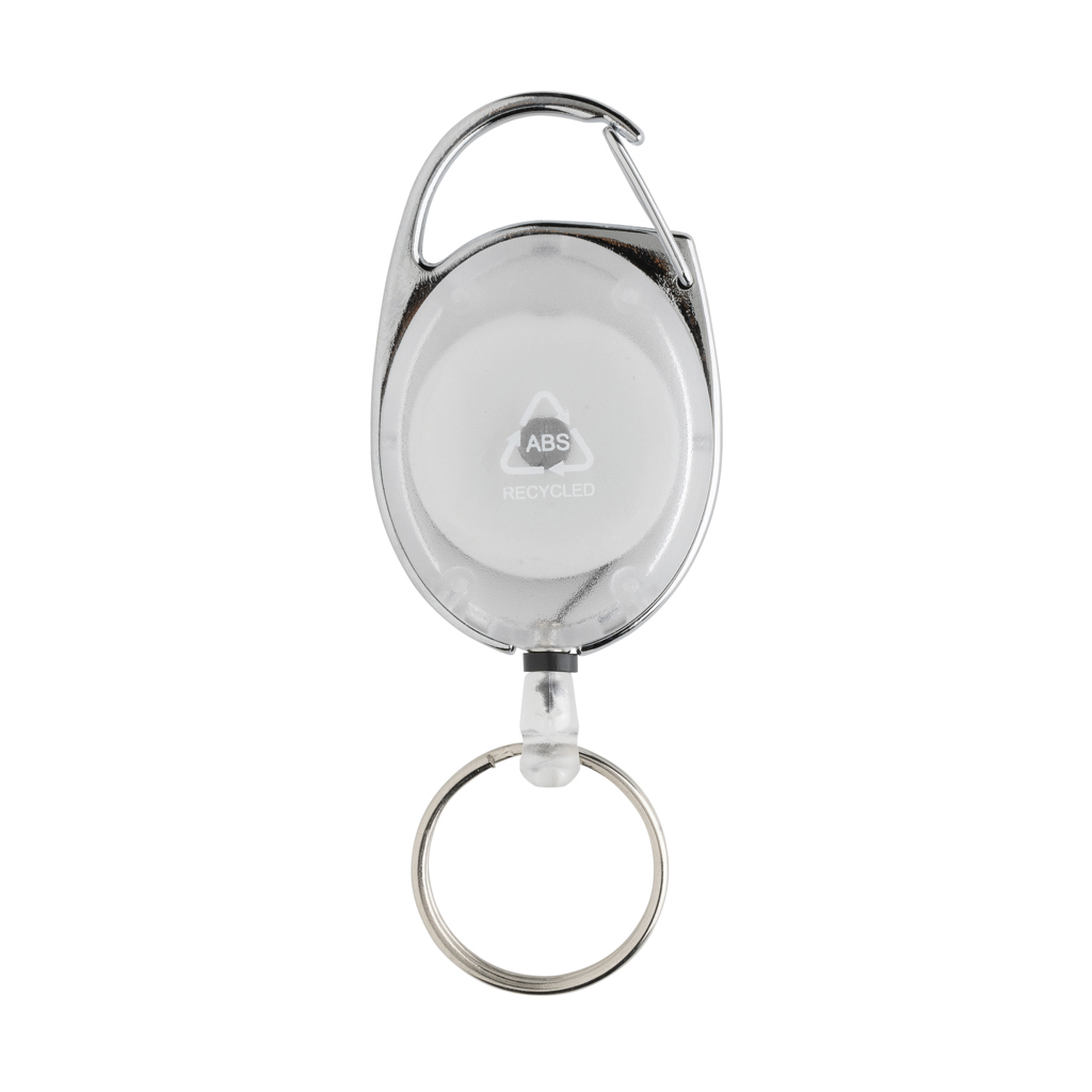 Llavero con clip alargable de ABS reciclado RCS