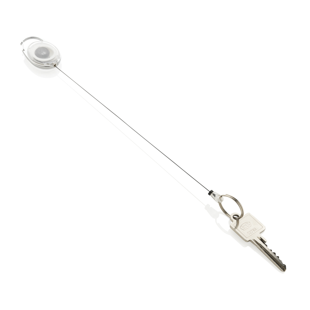 Llavero con clip alargable de ABS reciclado RCS