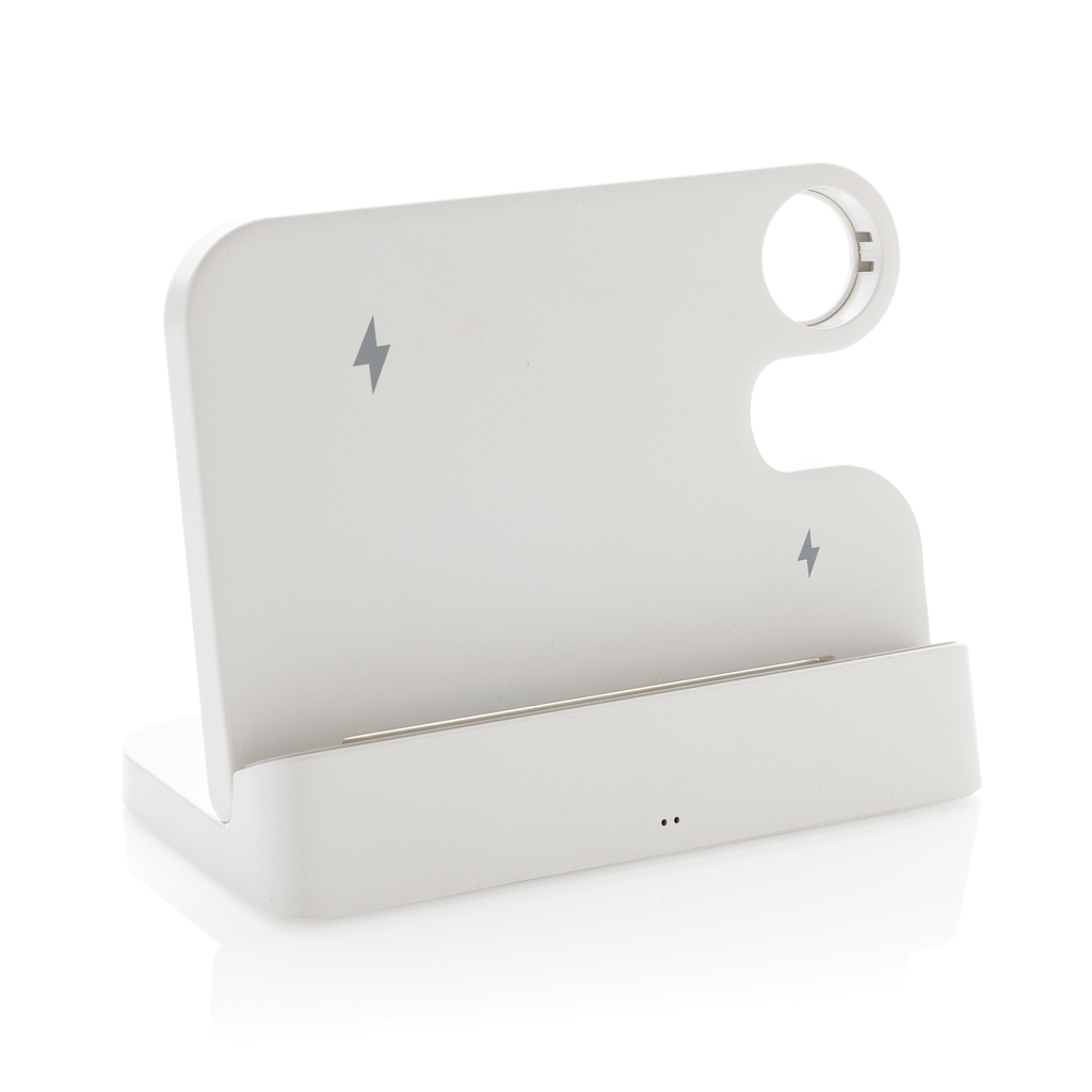Cargador dual Joltz RCS reciclado 15W con ranura iWatch