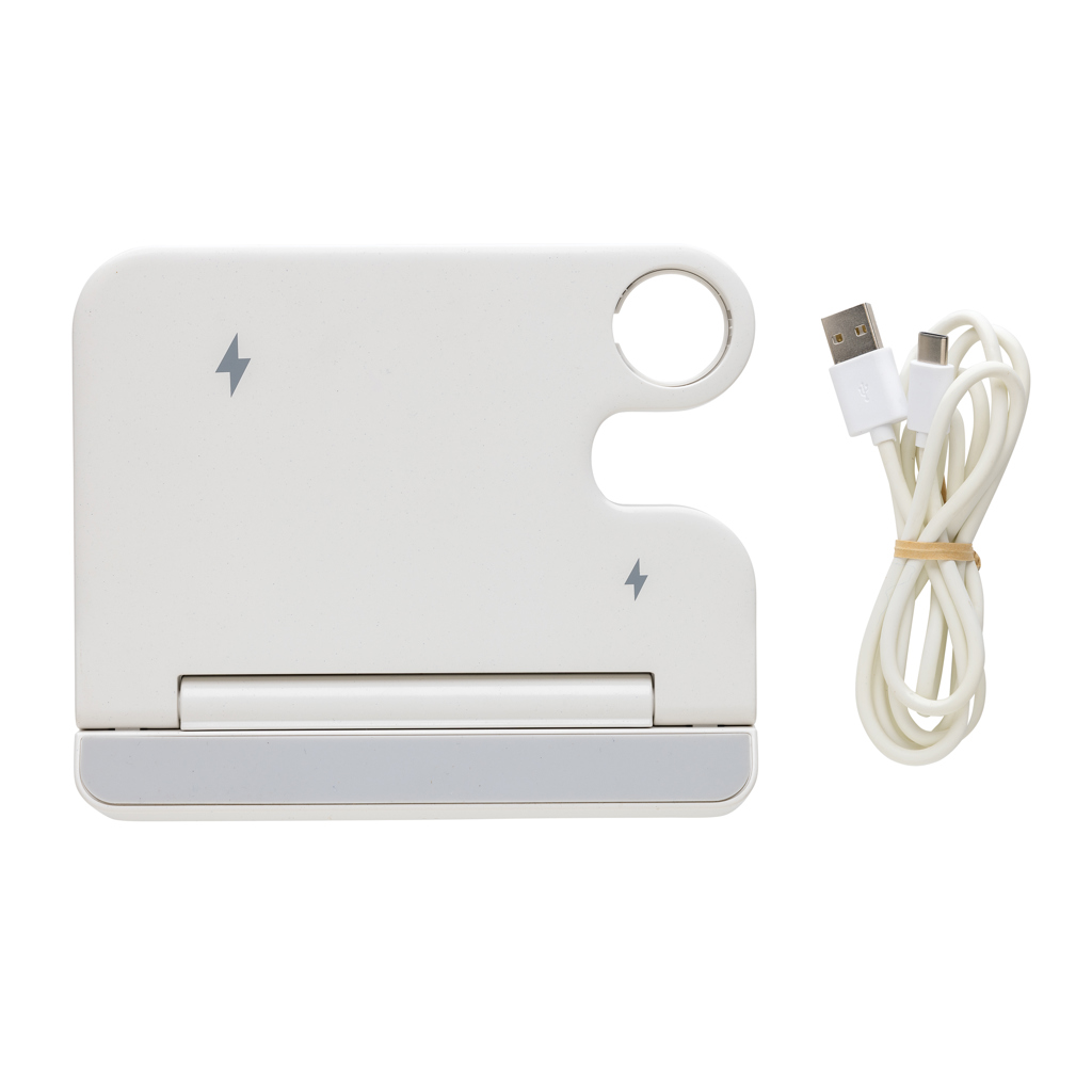 Cargador dual Joltz RCS reciclado 15W con ranura iWatch