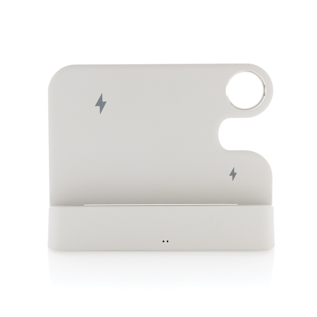 Cargador dual Joltz RCS reciclado 15W con ranura iWatch