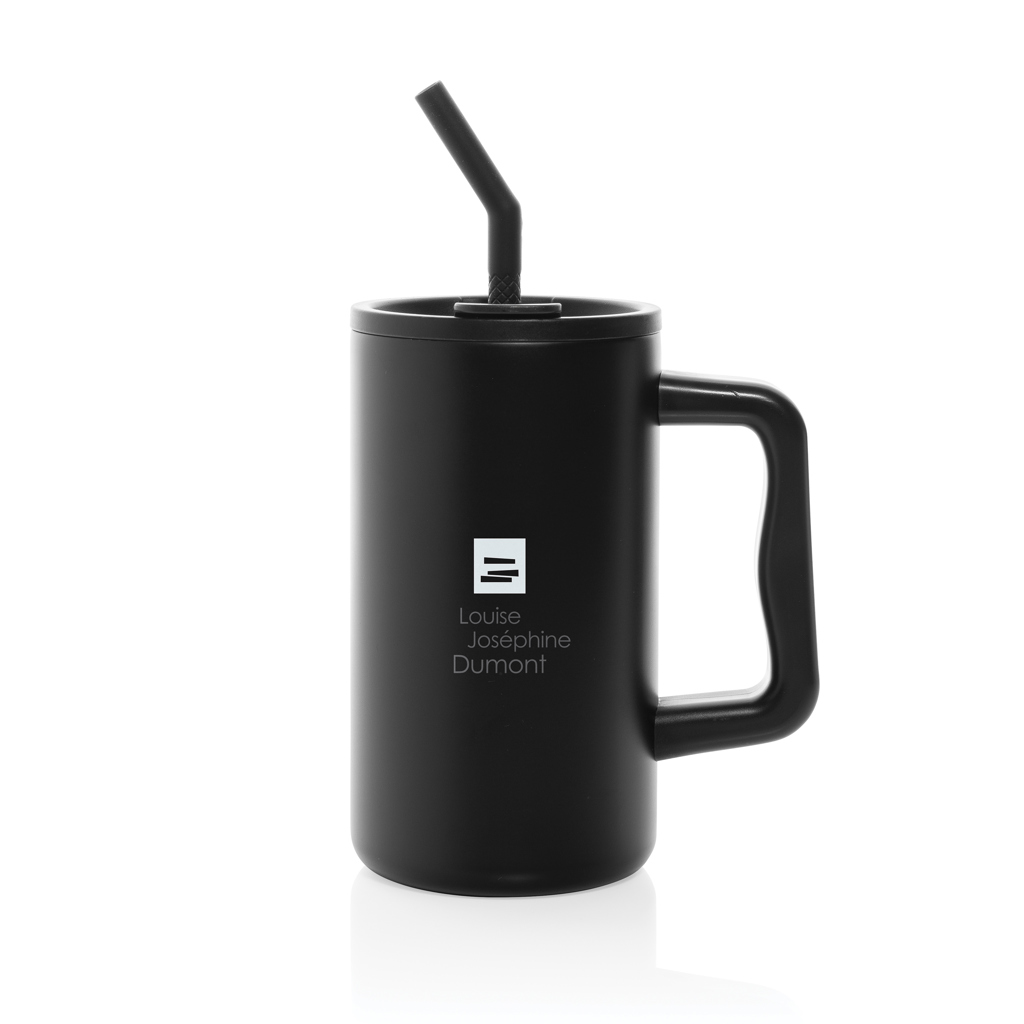 Taza Cube de acero reciclado RCS de 800ml.