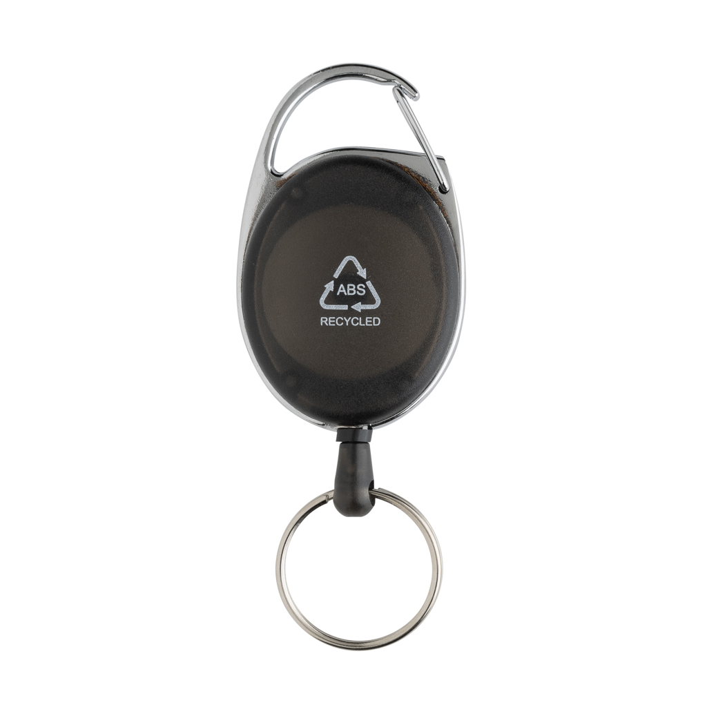 Llavero con clip alargable de ABS reciclado RCS