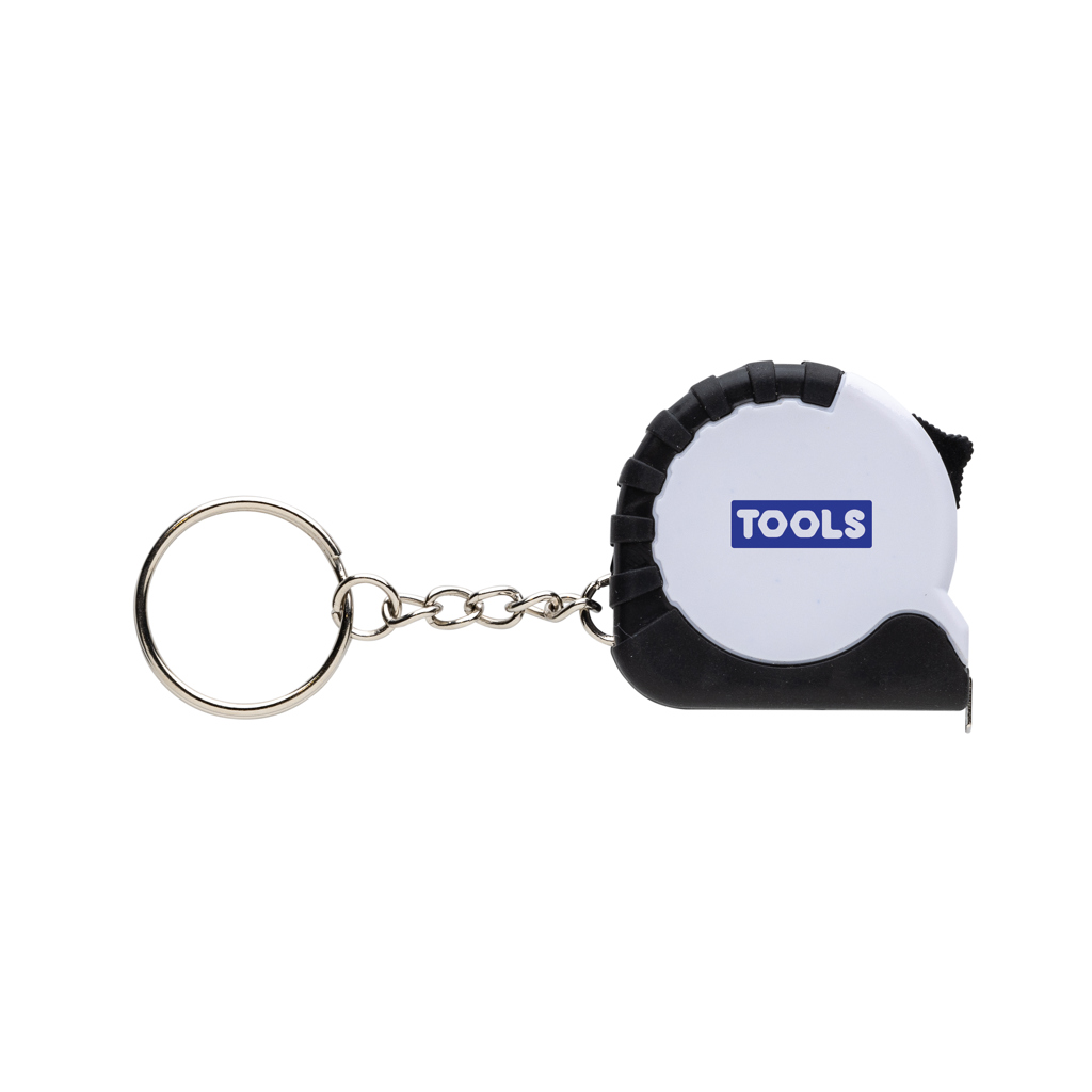 Llavero con cinta de 1m de ABS reciclado MeasureMate RCS