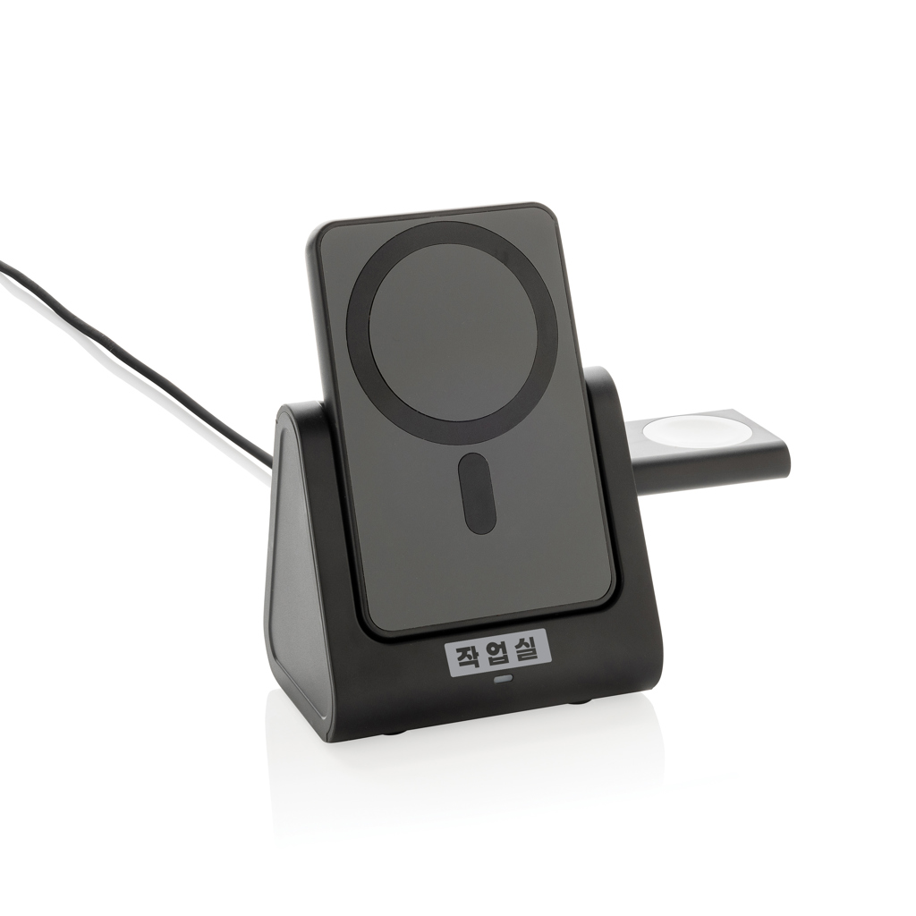 Cargador Powerbase 3 en 1 de plástico reciclado  RCS