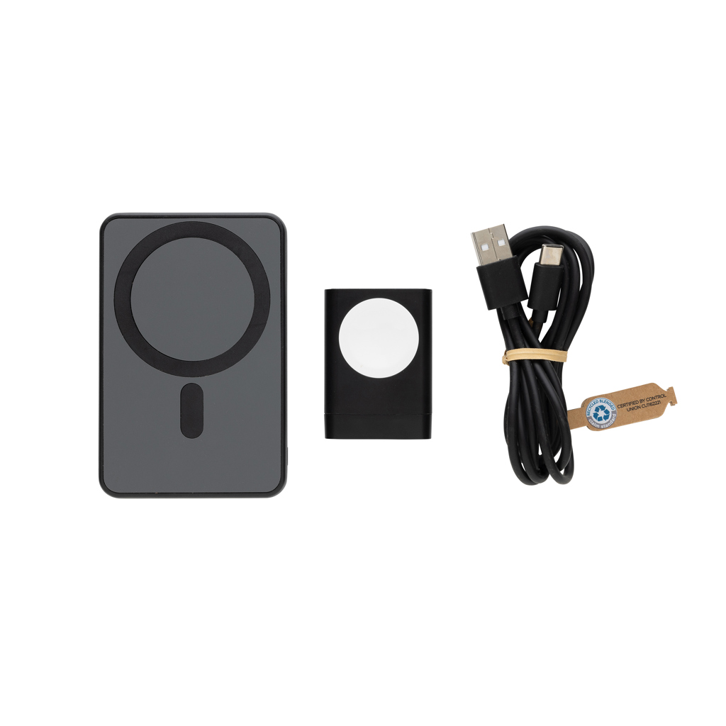 Cargador Powerbase 3 en 1 de plástico reciclado  RCS