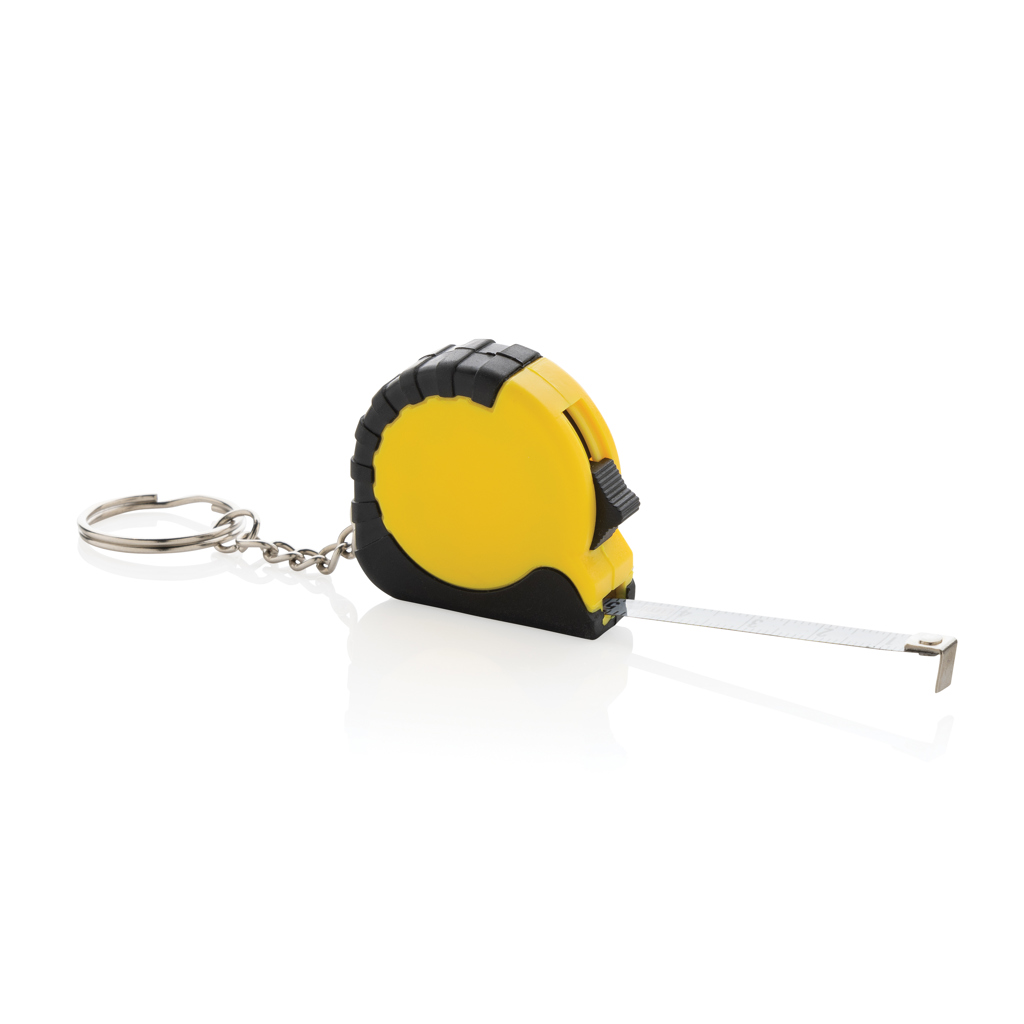 Llavero con cinta de 1m de ABS reciclado MeasureMate RCS