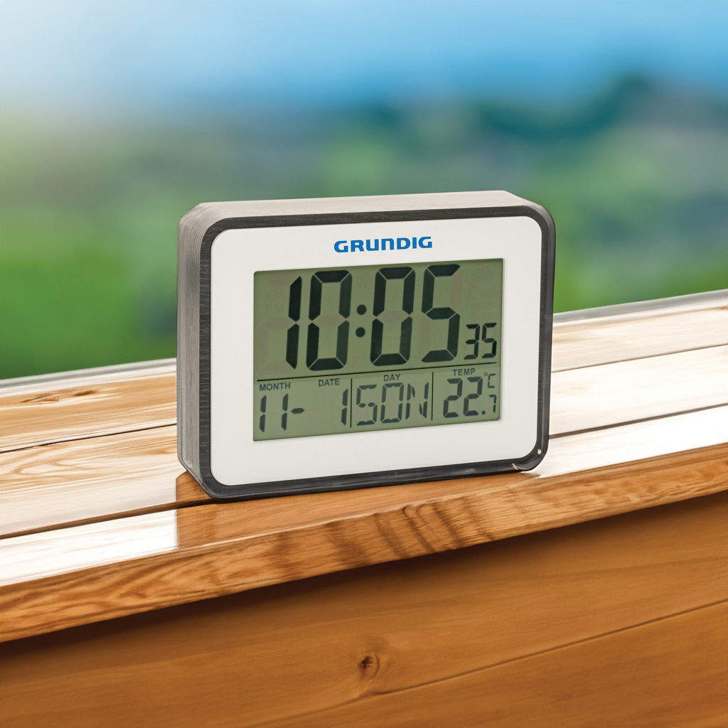 Estación meteorológica Grundig con alarma y calendario