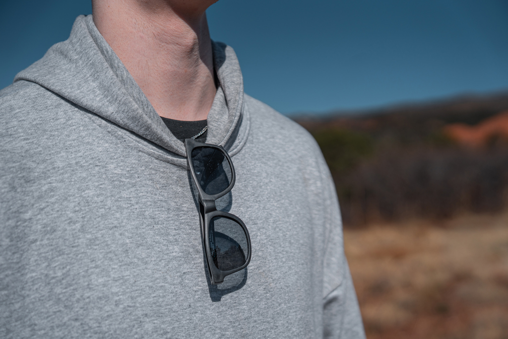 Gafas de sol de plástico PP reciclado RCS