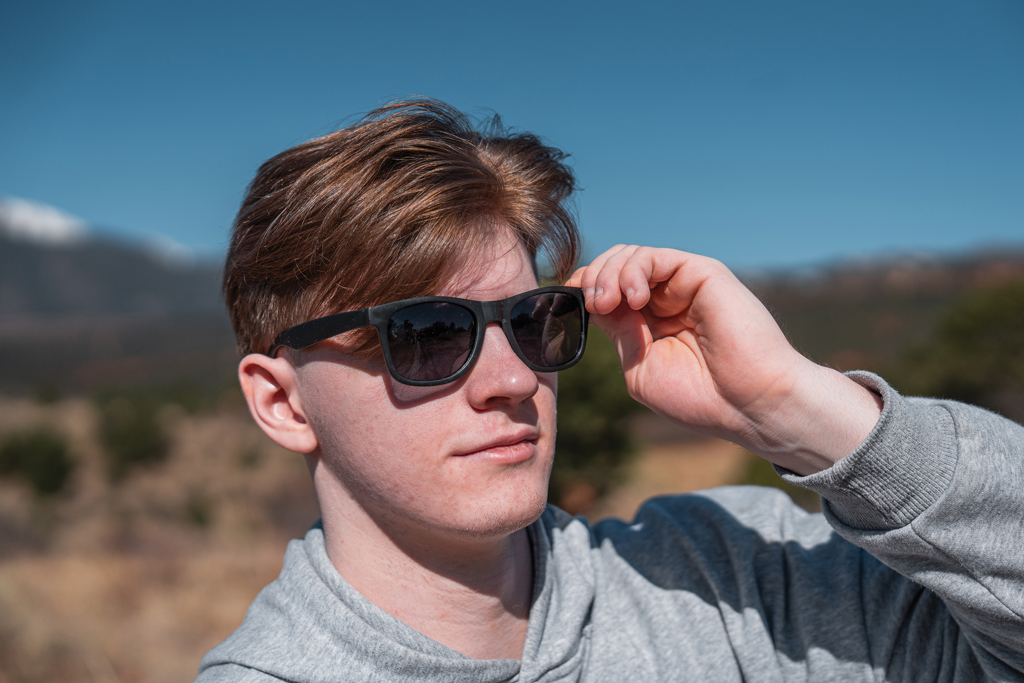 Gafas de sol de plástico PP reciclado RCS