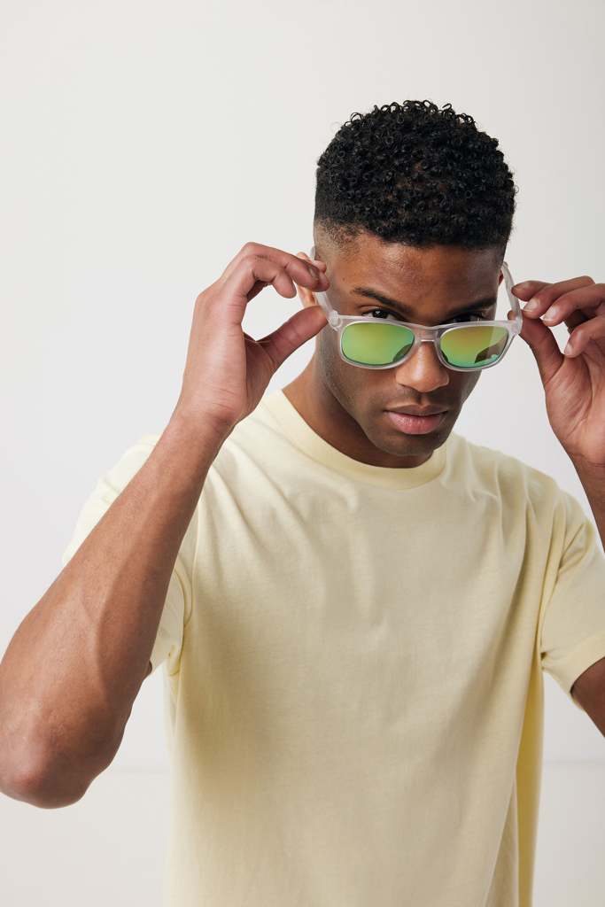 Gafas de sol con lentes de espejo de PC reciclado Gleam RCS