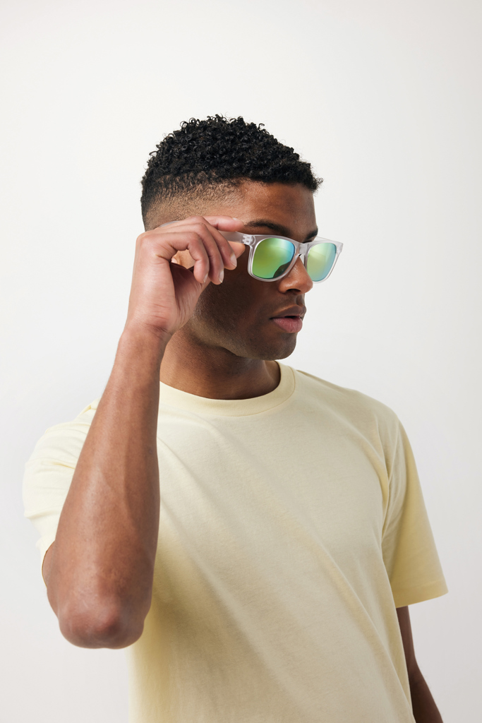 Gafas de sol con lentes de espejo de PC reciclado Gleam RCS