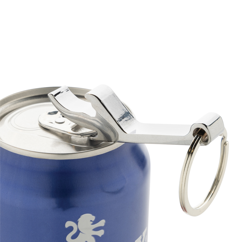 Llavero abridor botellas de aleación de zinc reciclado RCS