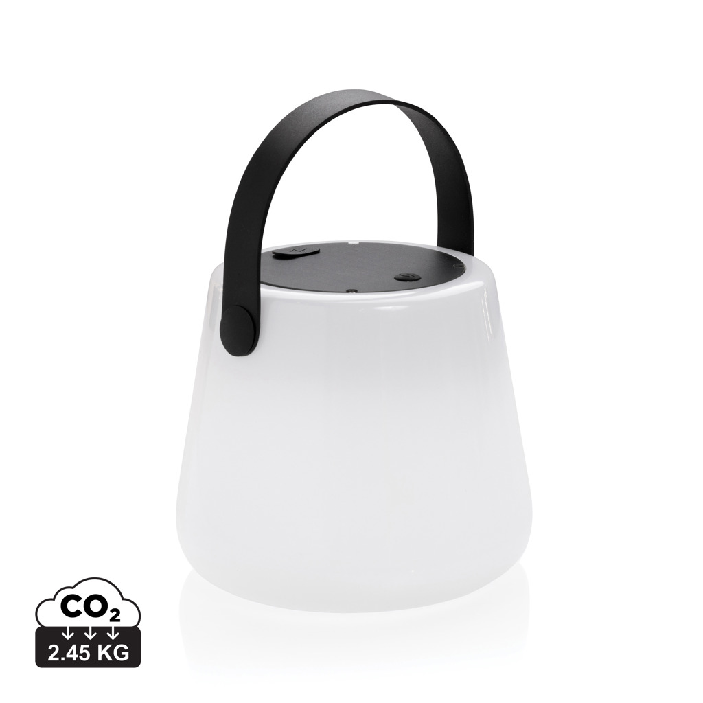 Luz exterior SolarGlow RCS de plástico reciclado recargable