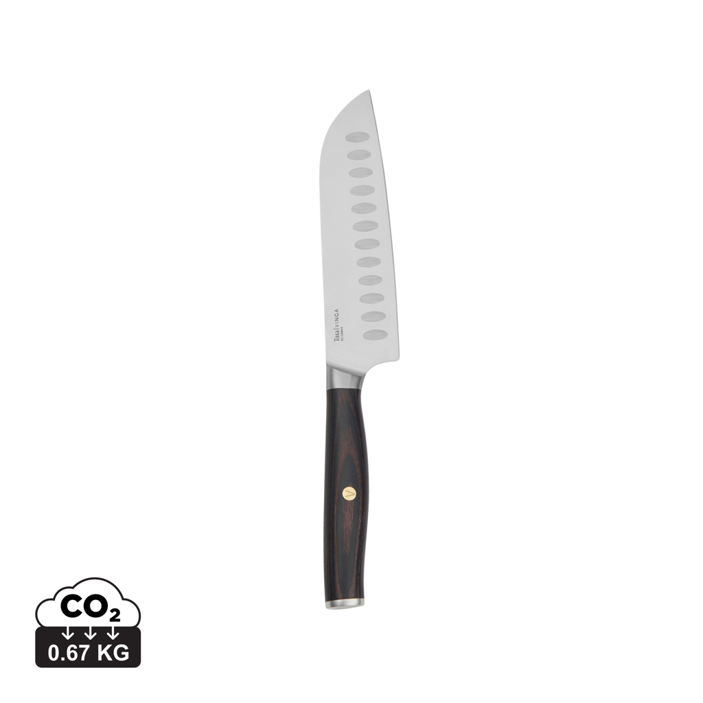 Cuchillo santoku VINGA Tara RCS de acero reciclado