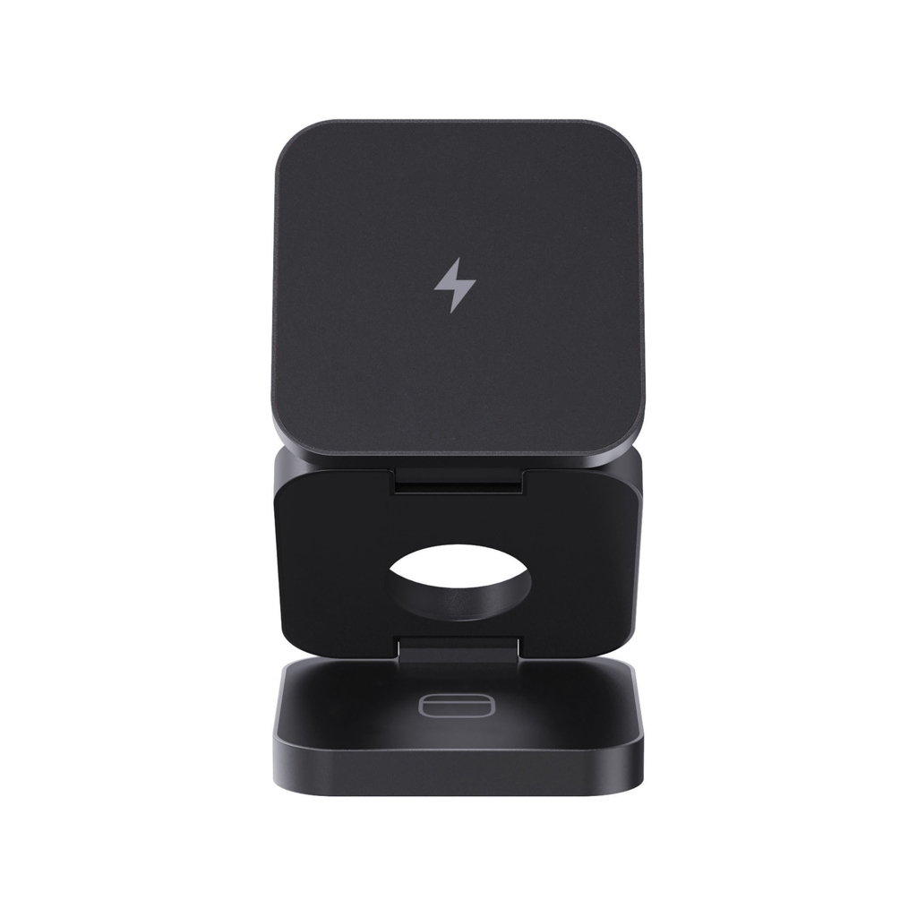 Cargador 15W Terra RCS aluminio reciclado plegable 3 en 1