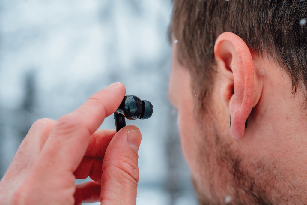 Auriculares solares de plástico reciclado RCS Skywave