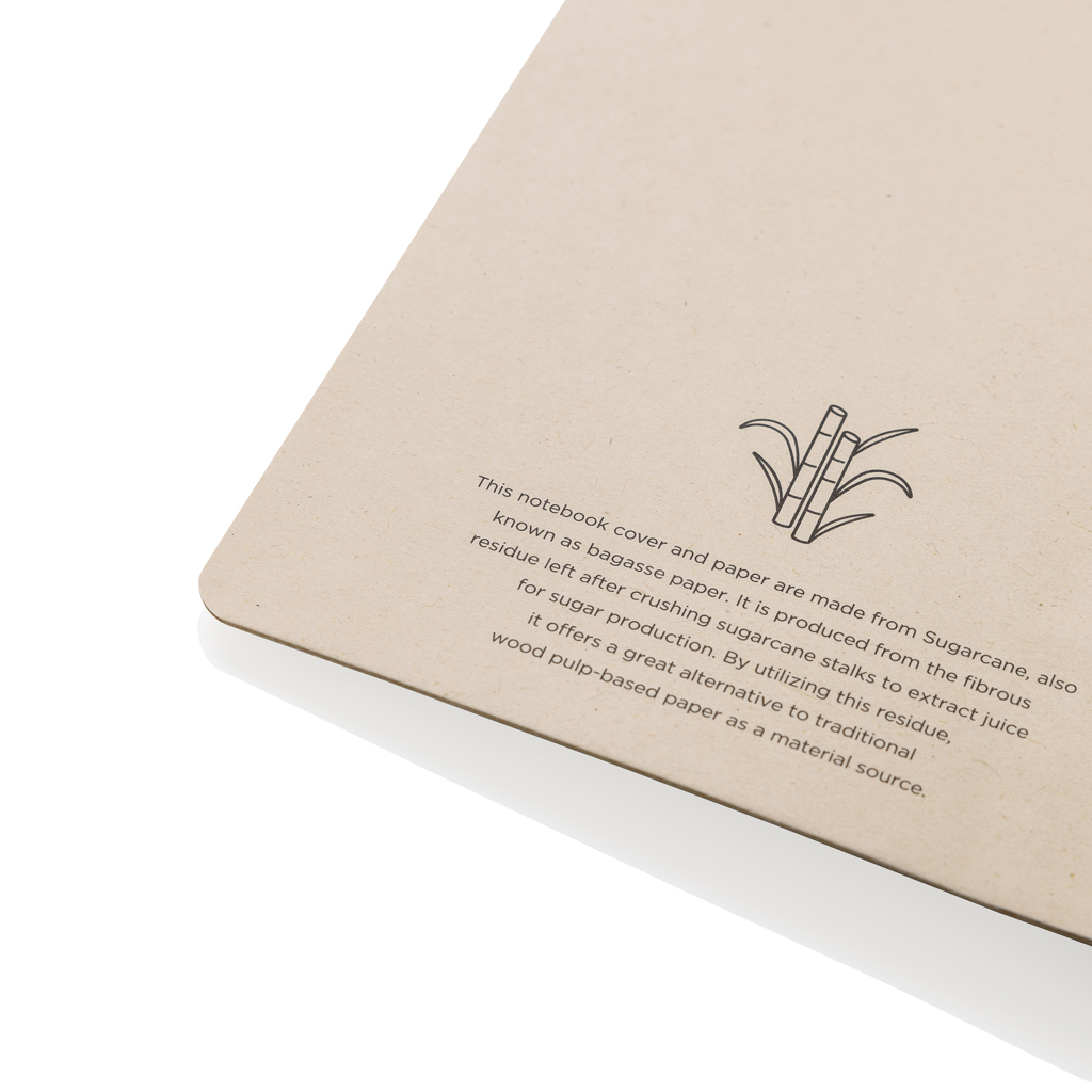 Libreta A5 Stylo de papel de caña de azúcar