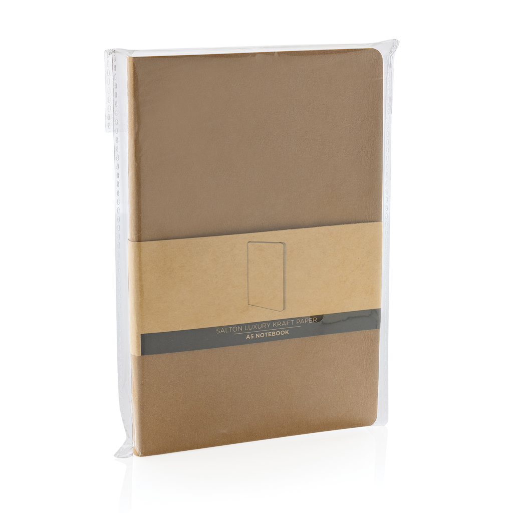 Cuaderno de papel kraft de lujo Salton A5