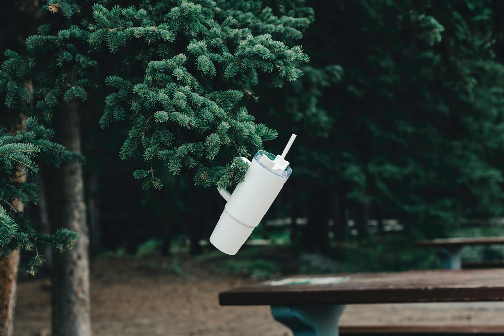 Vaso Tana RCS plástico reciclado con asa 900ML