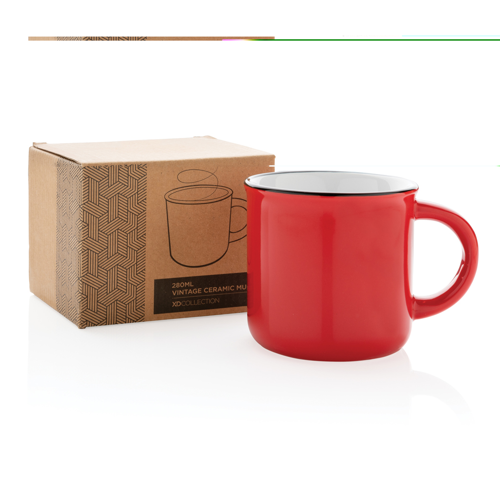 Taza de cerámica vintage 280ml