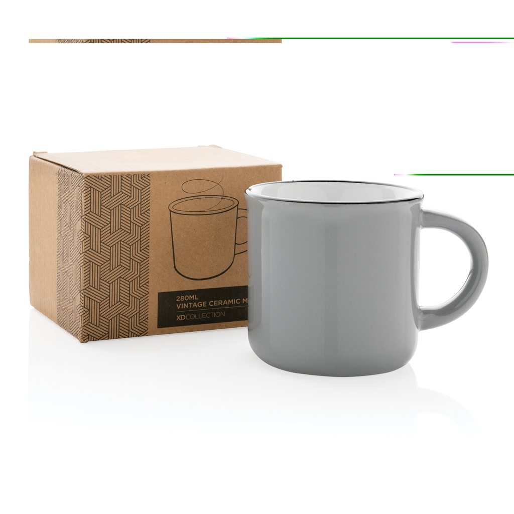 Taza de cerámica vintage 280ml