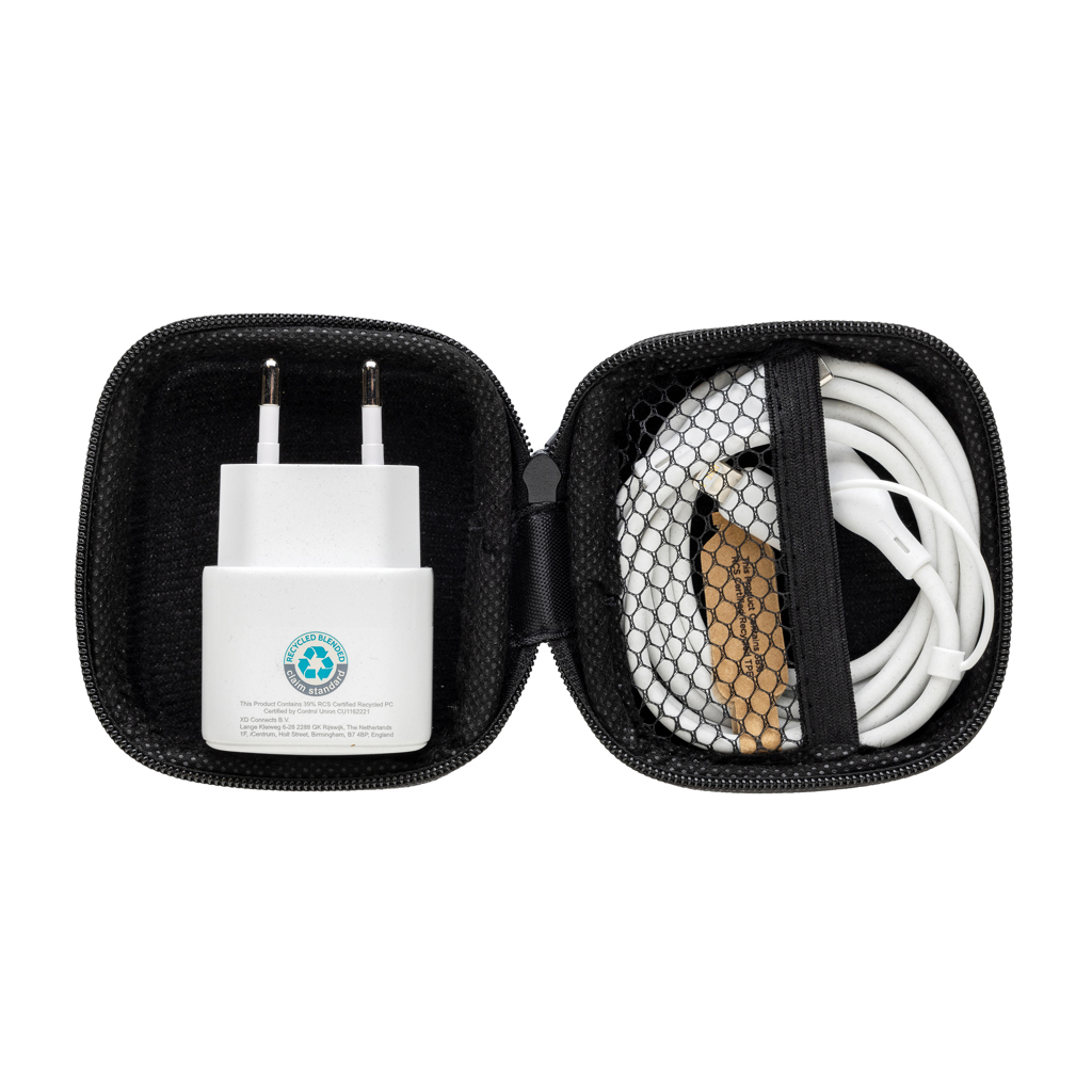 Set de carga 2 piezas Boost RCS PET reciclado 20W tipo C