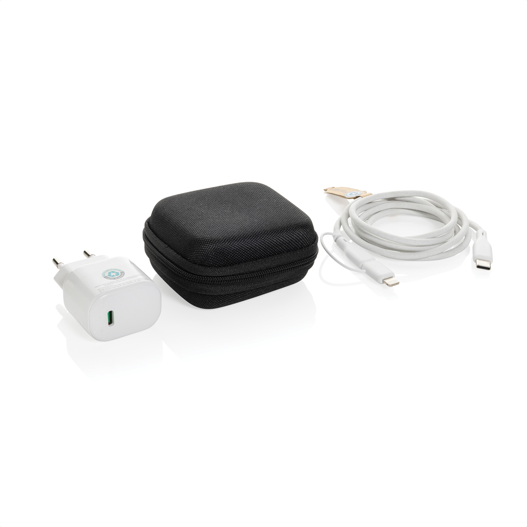 Set de carga 2 piezas Boost RCS PET reciclado 20W tipo C