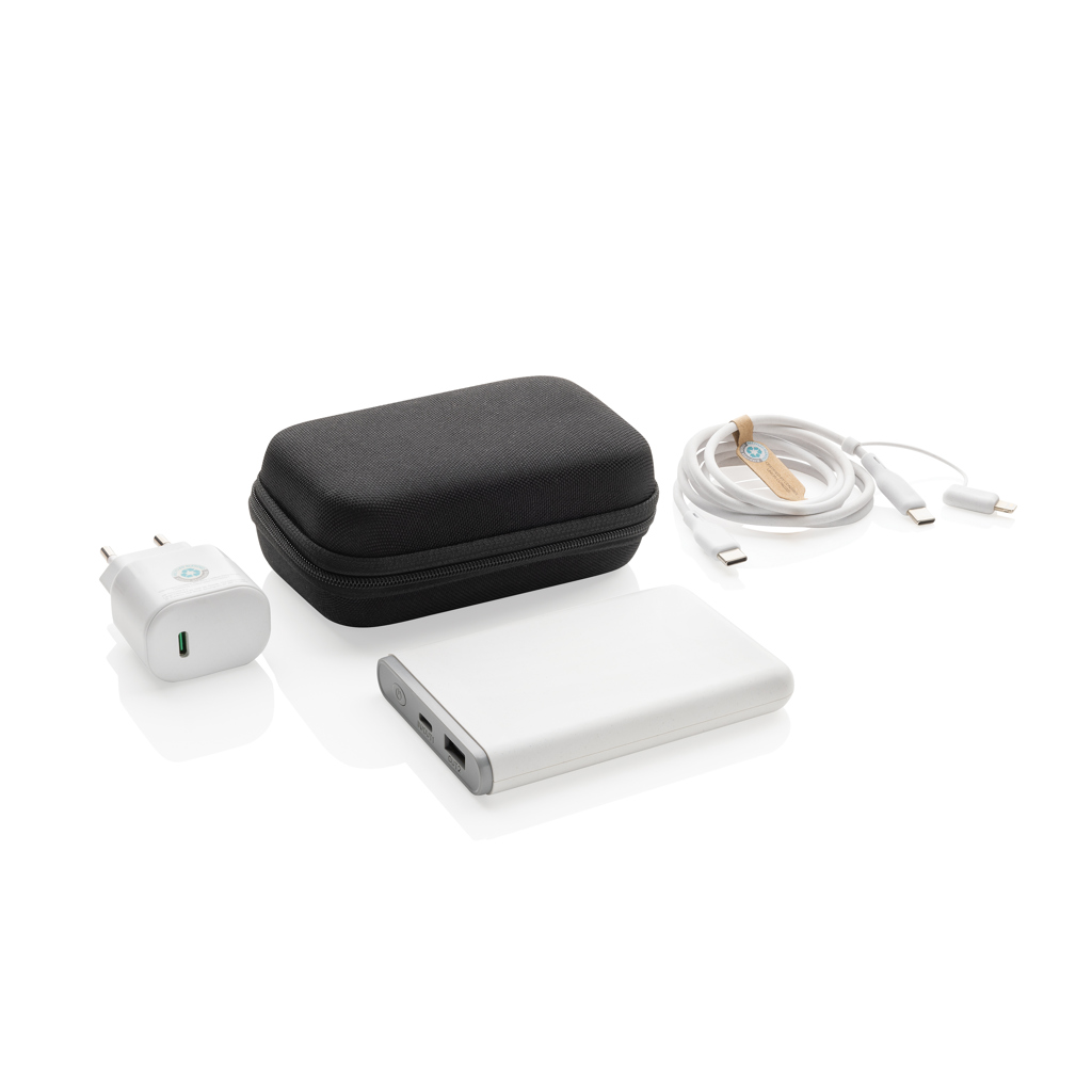 Set de carga 3 piezas Surge RCS PET reciclado 20W tipo C