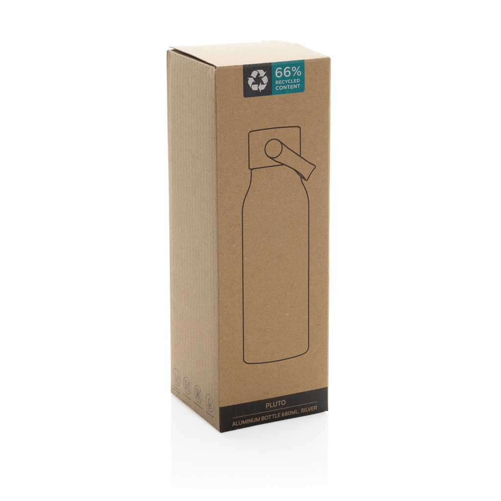 Botella de aluminio reciclado 680m Pluto RCS