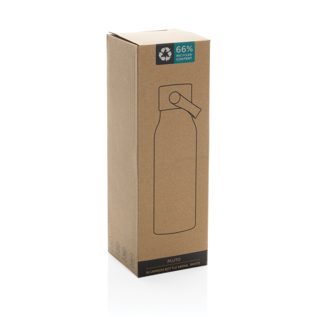 Botella de aluminio reciclado 680m Pluto RCS
