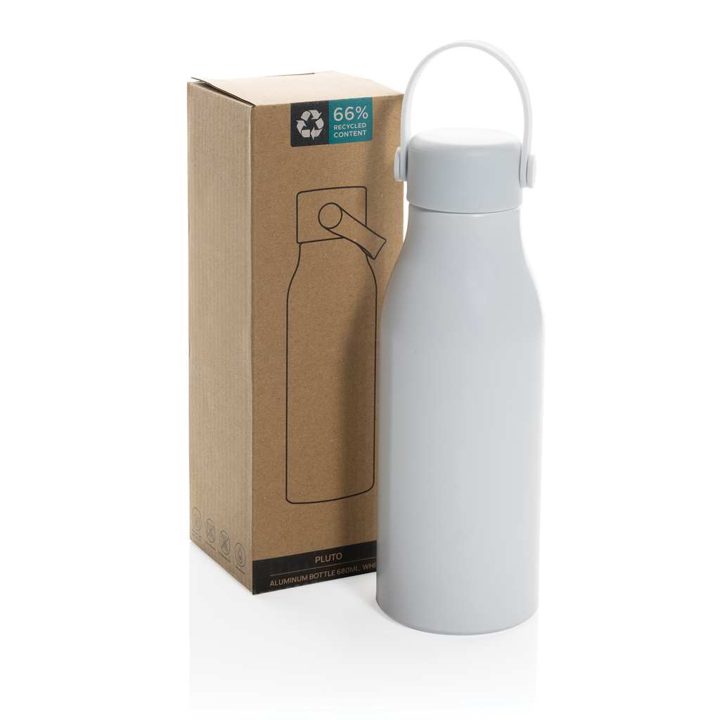Botella de aluminio reciclado 680m Pluto RCS
