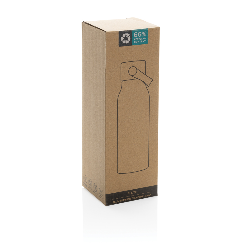 Botella de aluminio reciclado 680m Pluto RCS
