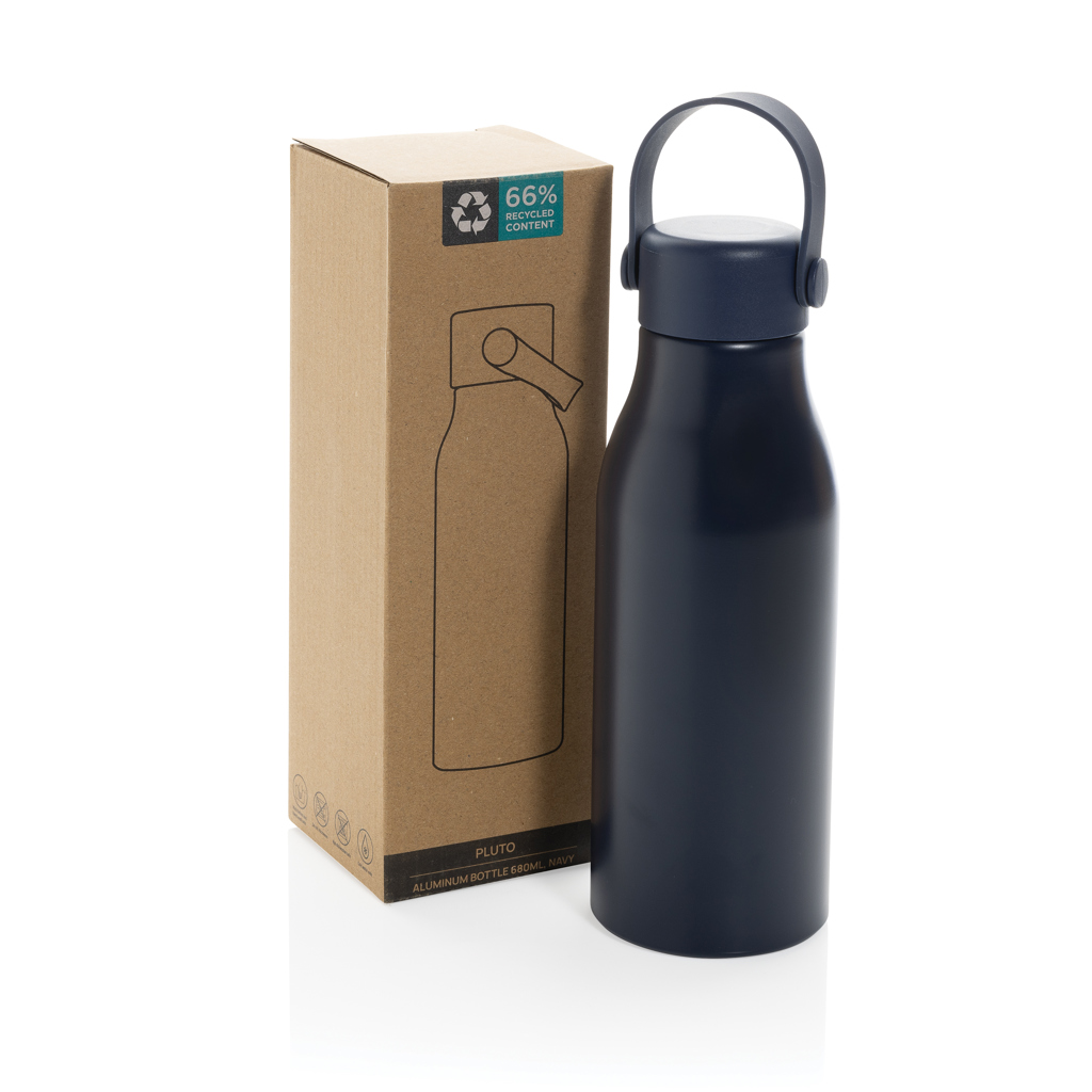 Botella de aluminio reciclado 680m Pluto RCS