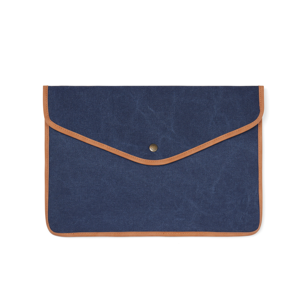 Funda para portátil 16" de lona reciclada VINGA Bosler GRS