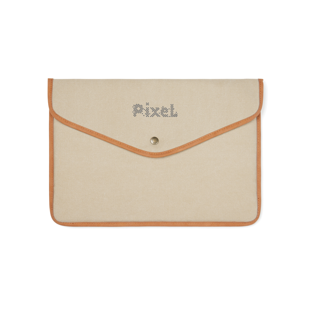Funda para portátil 14" de lona reciclada VINGA Bosler GRS
