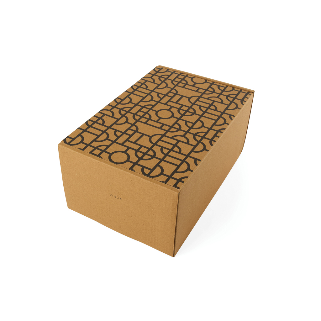 Toalla de algodón orgánico VINGA Verso OCS, set de 4 piezas