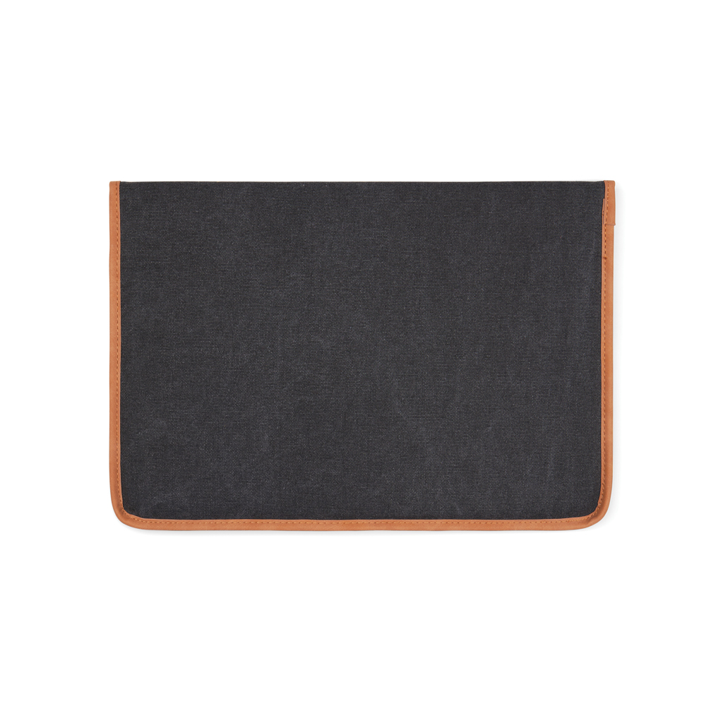 Funda para portátil 14" de lona reciclada VINGA Bosler GRS