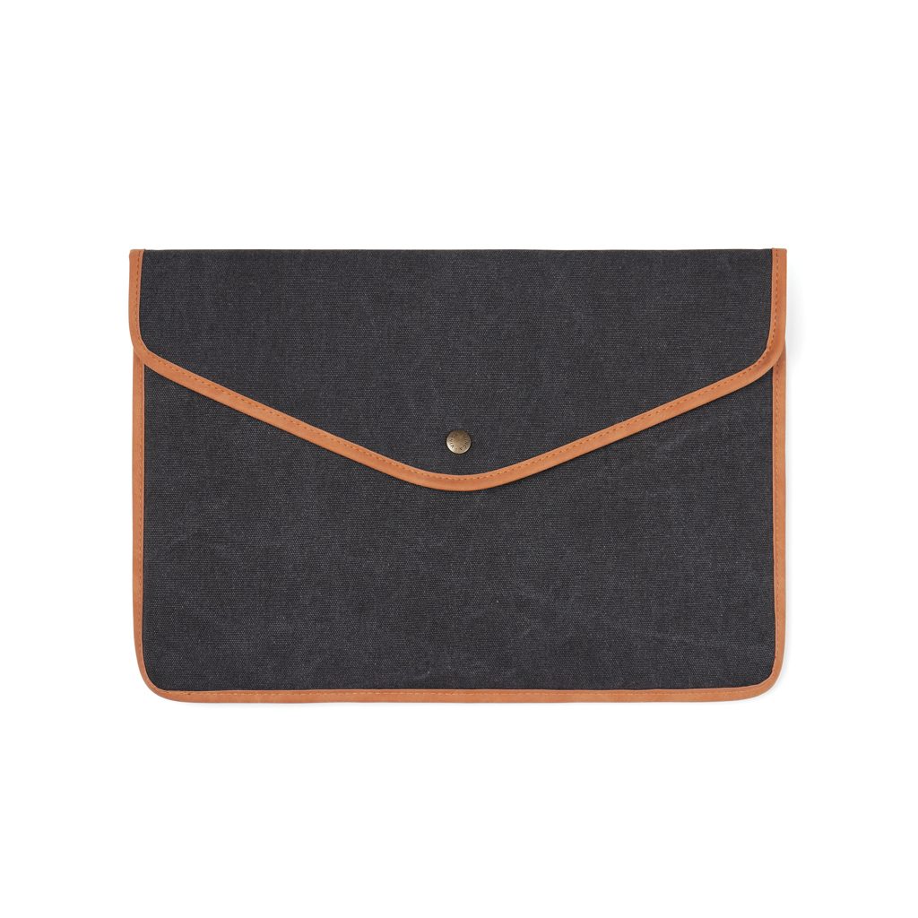 Funda para portátil 16" de lona reciclada VINGA Bosler GRS