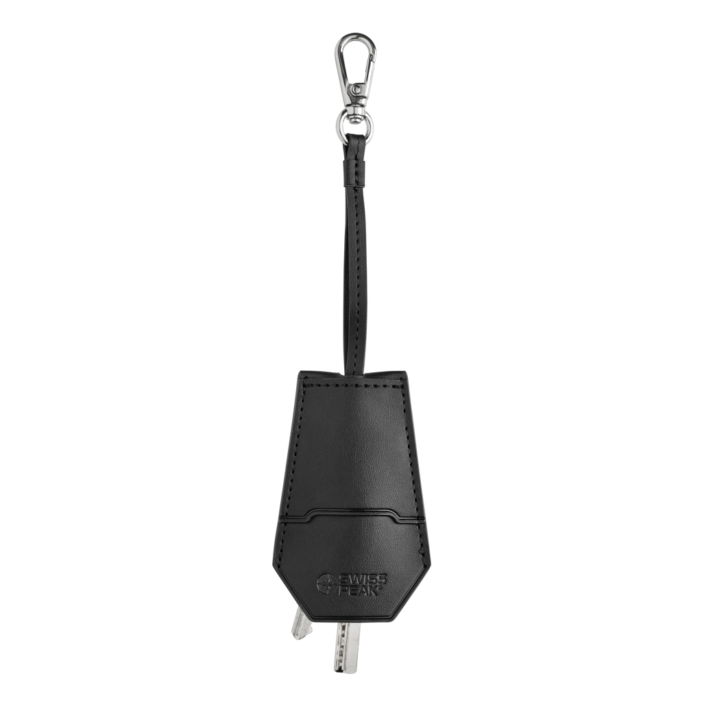 Set bolígrafos/llavero Tula de PU reciclado certificado RCS