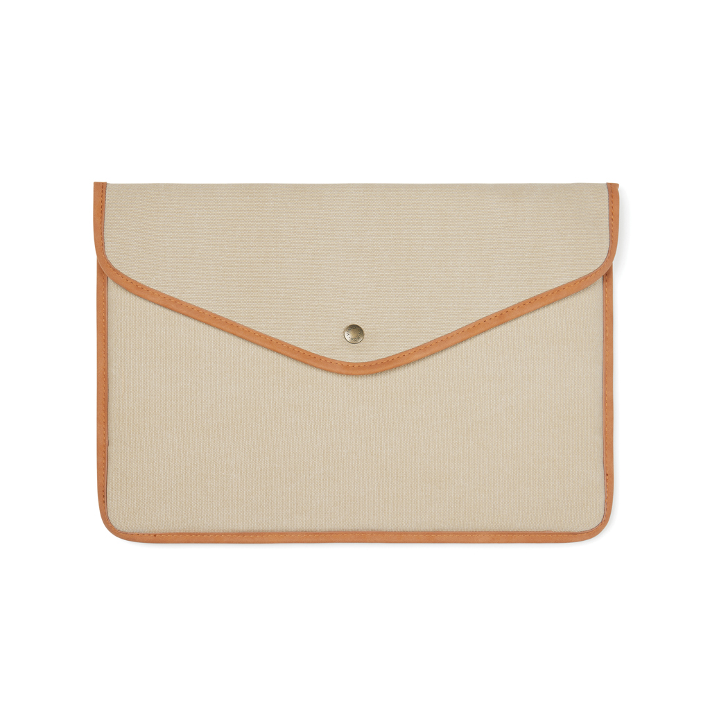 Funda para portátil 16" de lona reciclada VINGA Bosler GRS
