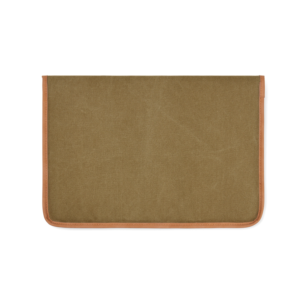 Funda para portátil 16" de lona reciclada VINGA Bosler GRS