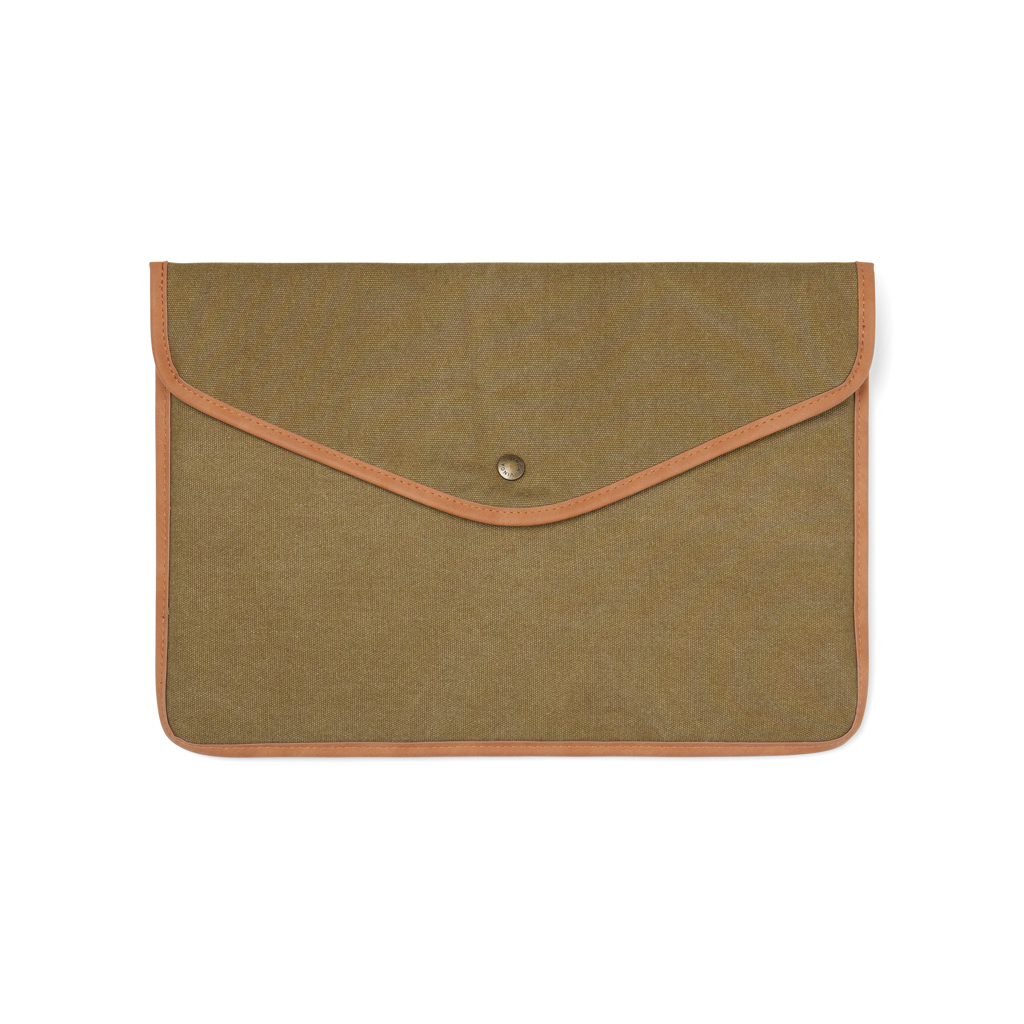 Funda para portátil 16" de lona reciclada VINGA Bosler GRS