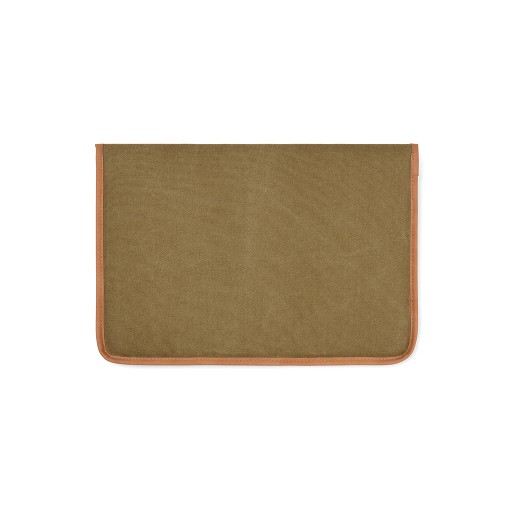 Funda para portátil 14" de lona reciclada VINGA Bosler GRS