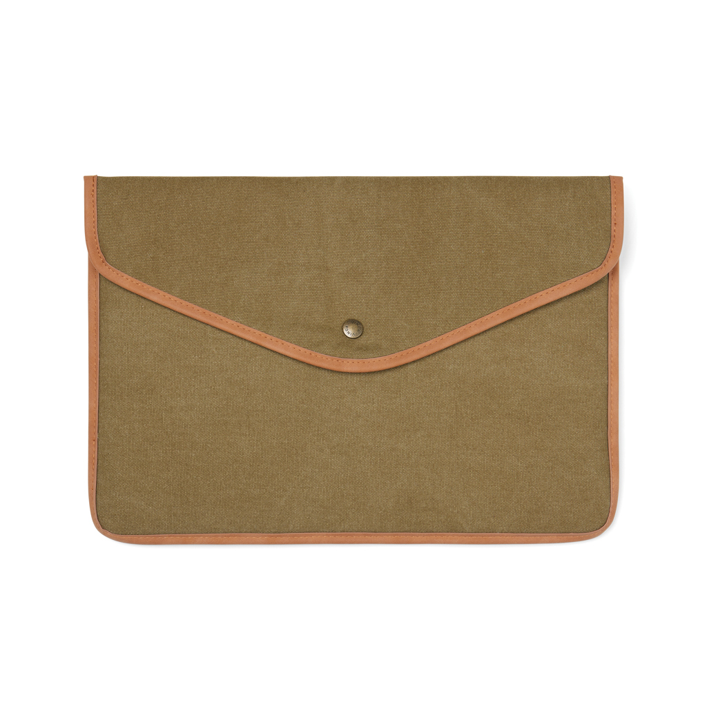 Funda para portátil 14" de lona reciclada VINGA Bosler GRS