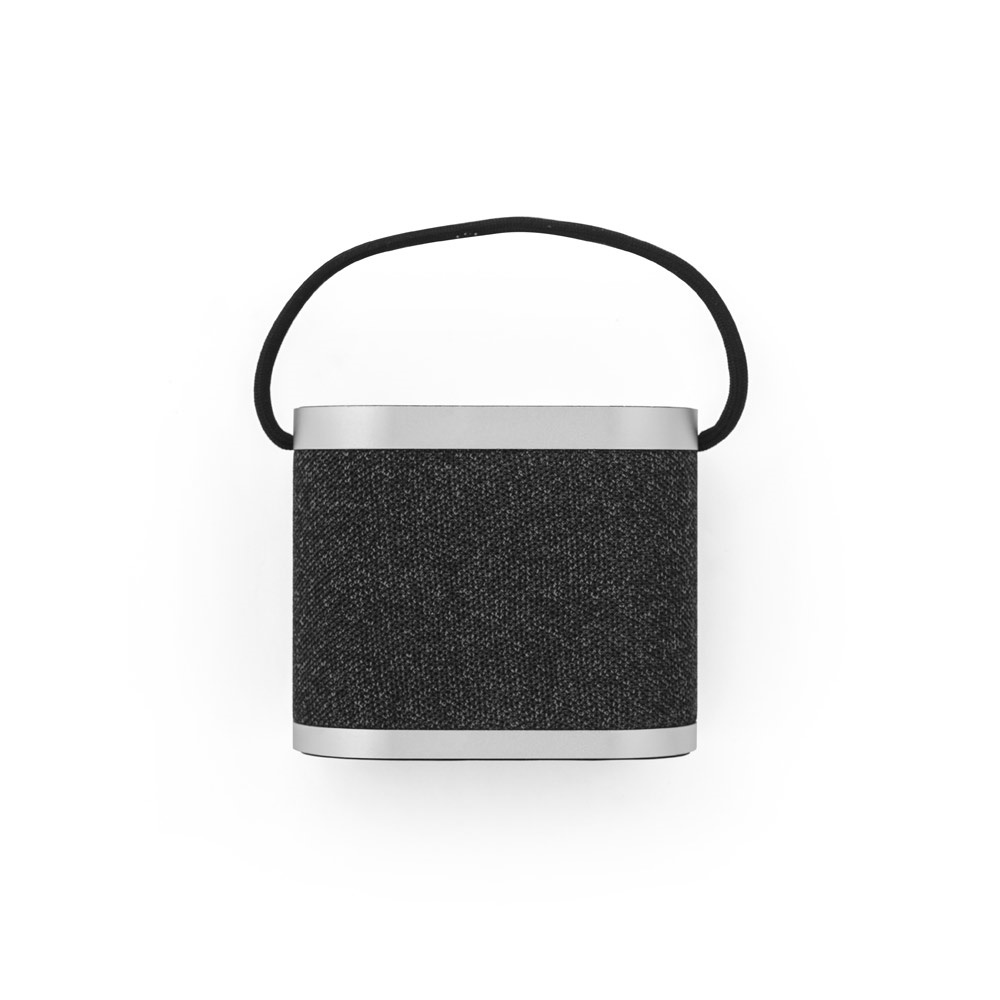 GUETTA. Altavoz portátil de 5 W con cargador inalámbrico ultrarrápido de 15 W y 2 h de duración de batería fabricado en bambú y PET reciclado (100% rPET)