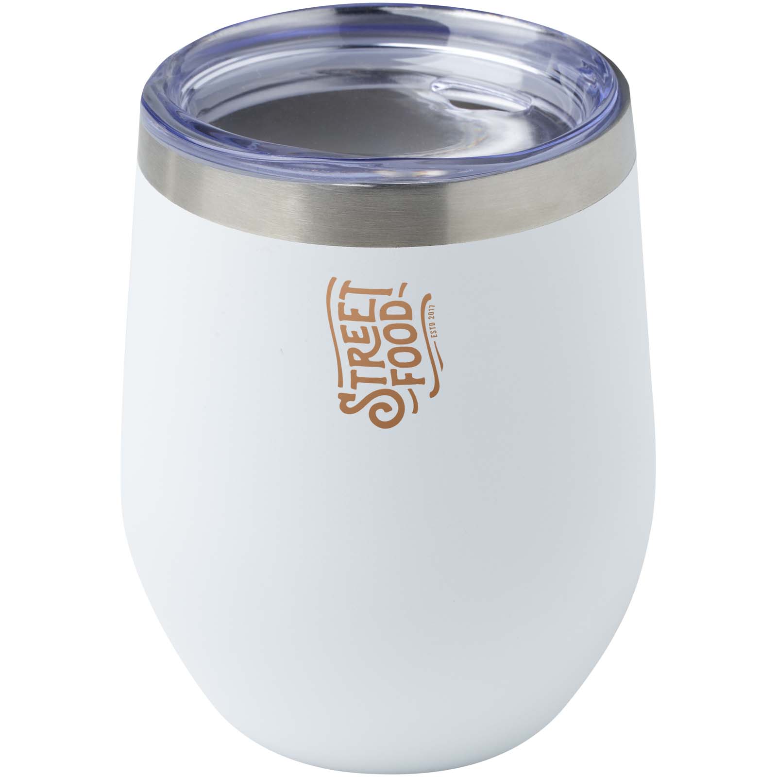 Taza con aislamiento de cobre de 350 ml de acero inóxidable reciclado con certificado RCS Corzo