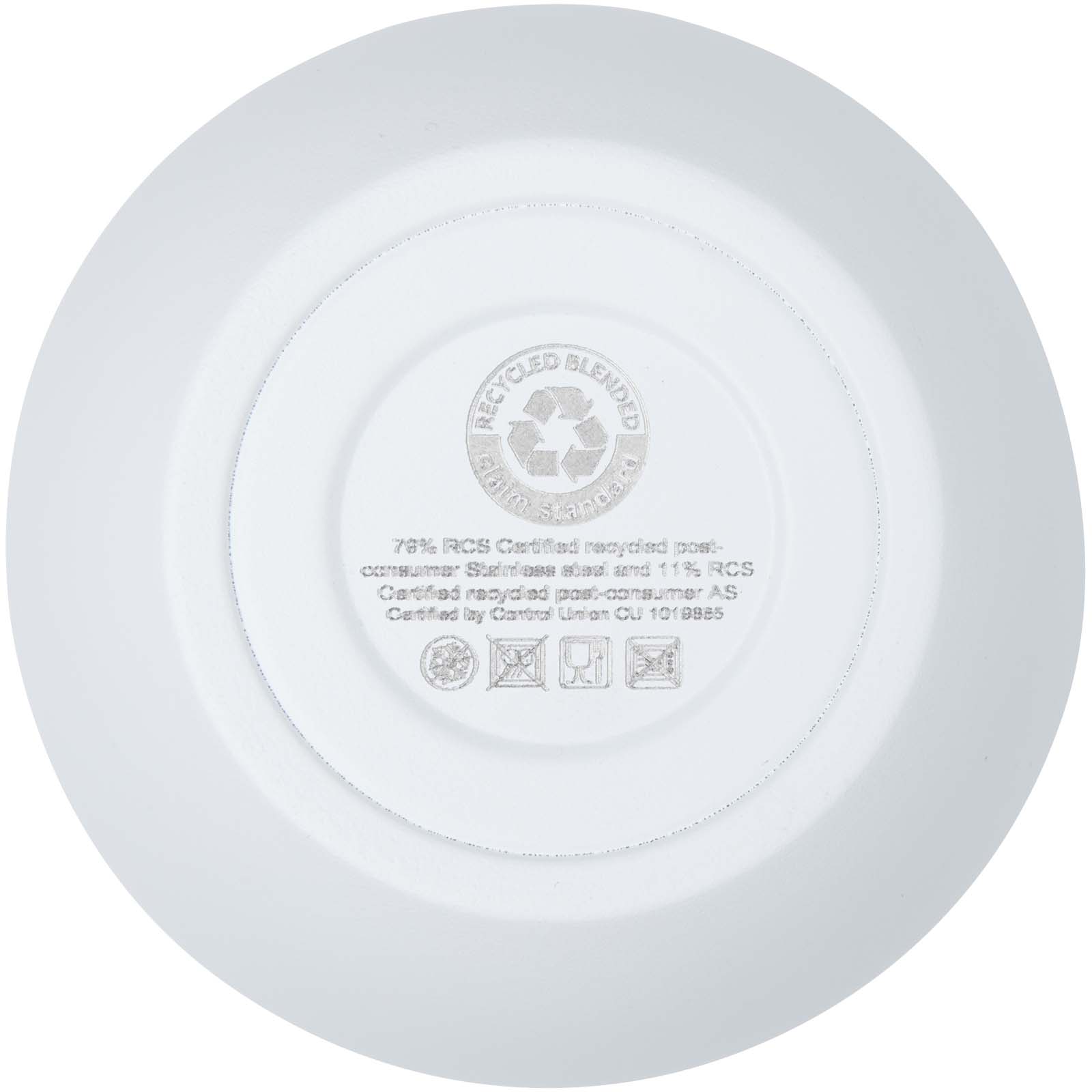Taza con aislamiento de cobre de 350 ml de acero inóxidable reciclado con certificado RCS Corzo