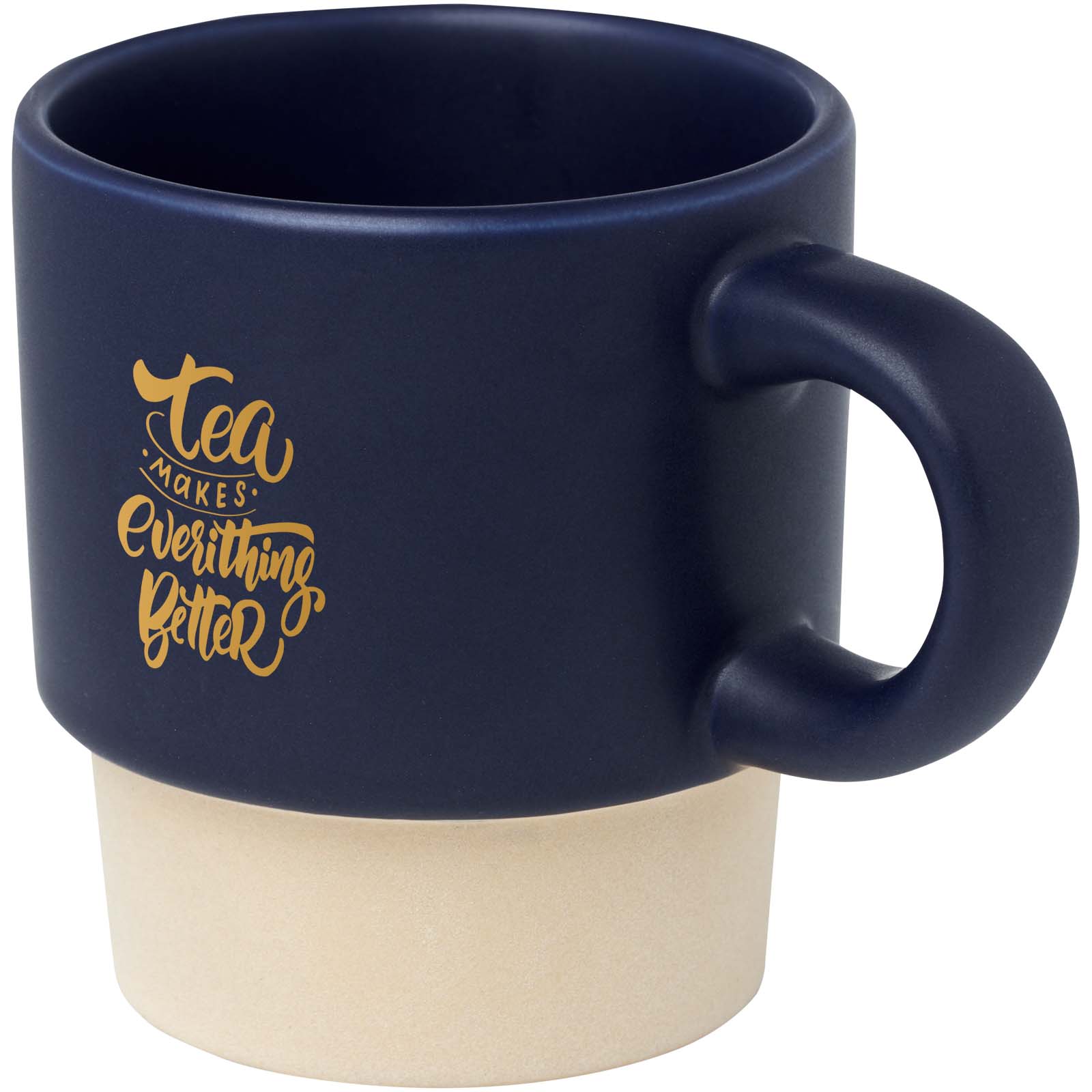 Taza de espresso apilable de 130 ml con fondo de arcilla Olympia