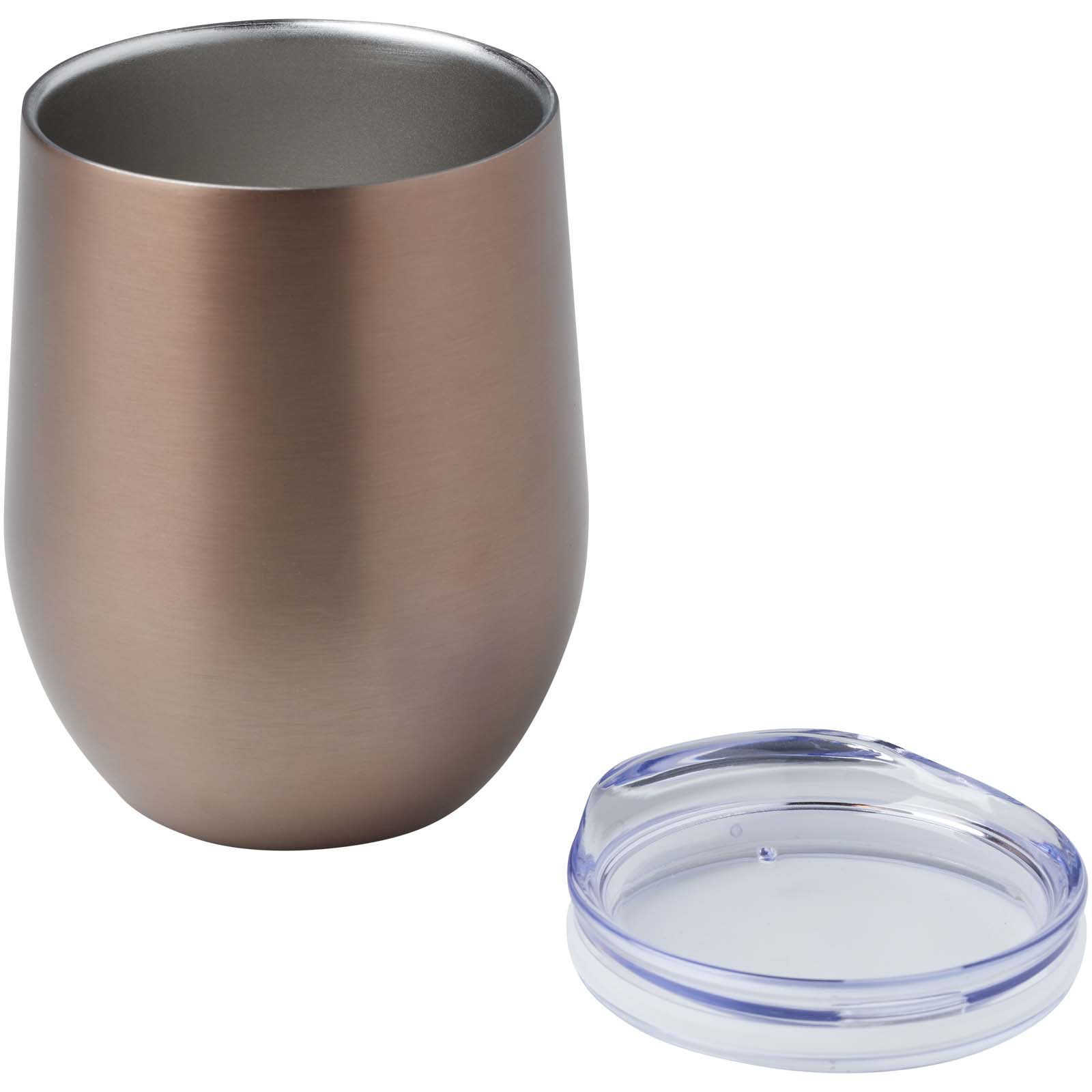 Taza con aislamiento de cobre de 350 ml de acero inóxidable reciclado con certificado RCS Corzo